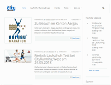 Tablet Screenshot of cityrunning.ch